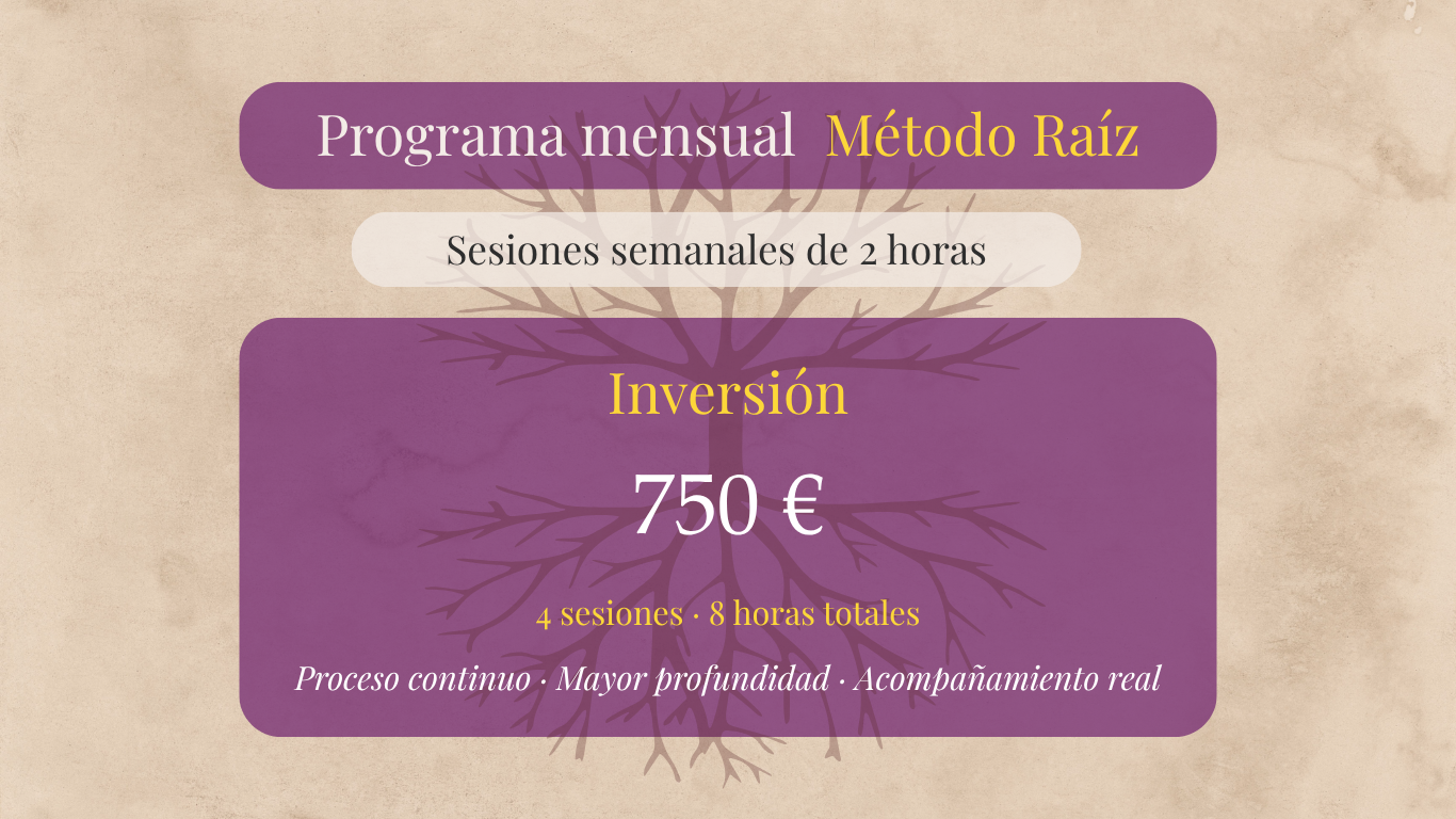 Tarifas Método Raíz Zona Positiva acompañamiento consciente tarot evolutivo
