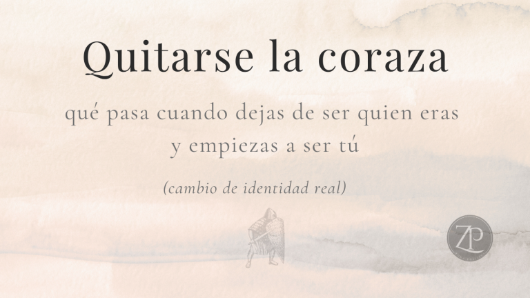 Las 5 fases del cambio de identidad. Quitarse la coraza: qué pasa cuando dejas de ser quien eras y empiezas a ser tú (cambio de identidad real). Zona Positiva. Método Raíz. Tarot evolutivo. Acompañamiento consciente.